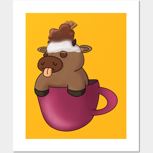 Cocoa! CowLick! Wall Art by Atomic Lunchbox